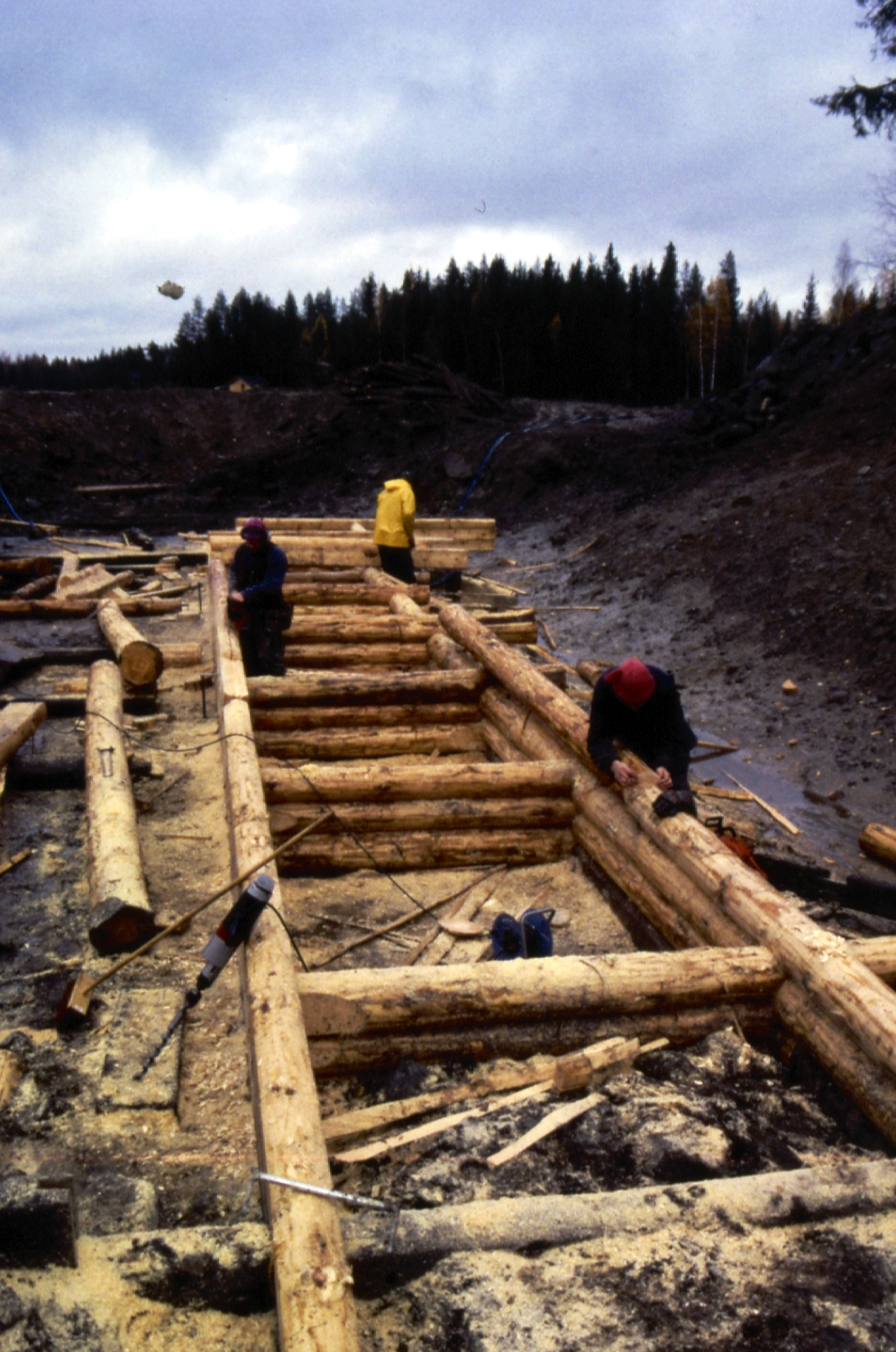 Kuivataipale rakennustyö